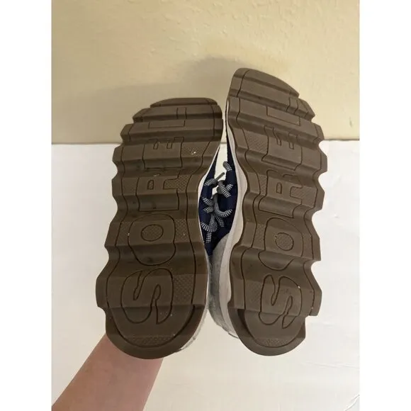 Sorel Size‎ 8 Women’s Kinetic Lace Sneaker Shoes Blue Gray Comfort
