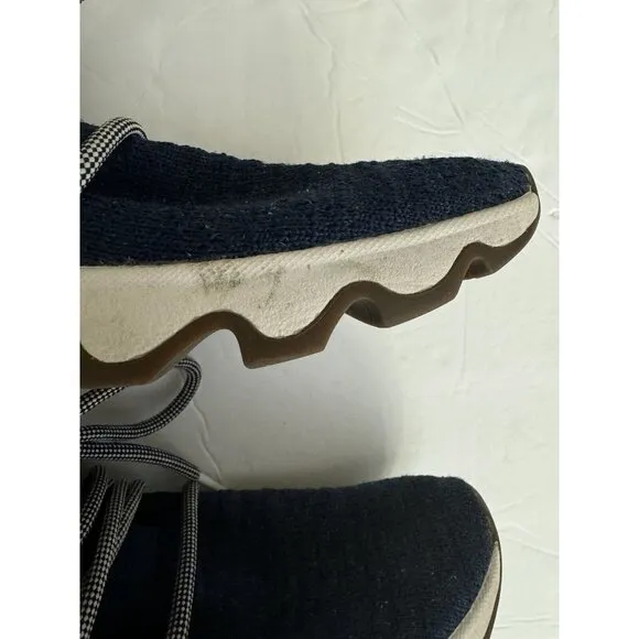 Sorel Size‎ 8 Women’s Kinetic Lace Sneaker Shoes Blue Gray Comfort