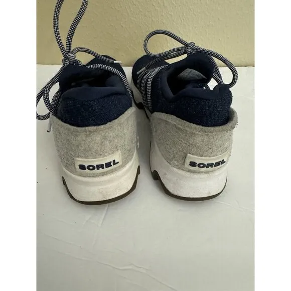 Sorel Size‎ 8 Women’s Kinetic Lace Sneaker Shoes Blue Gray Comfort