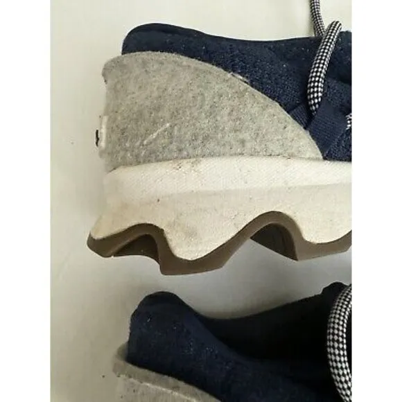 Sorel Size‎ 8 Women’s Kinetic Lace Sneaker Shoes Blue Gray Comfort