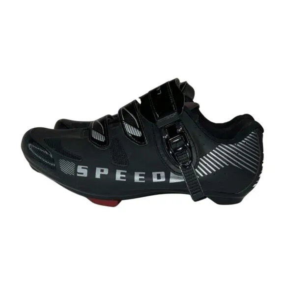 Speed Cycling Bike Cycling Peloton Compatible Lock Pedal Bike Shoes Size 8.5