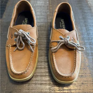 Sperry Top Siders Men’s Shoes Size 9 Camel Color Good Used Condition
