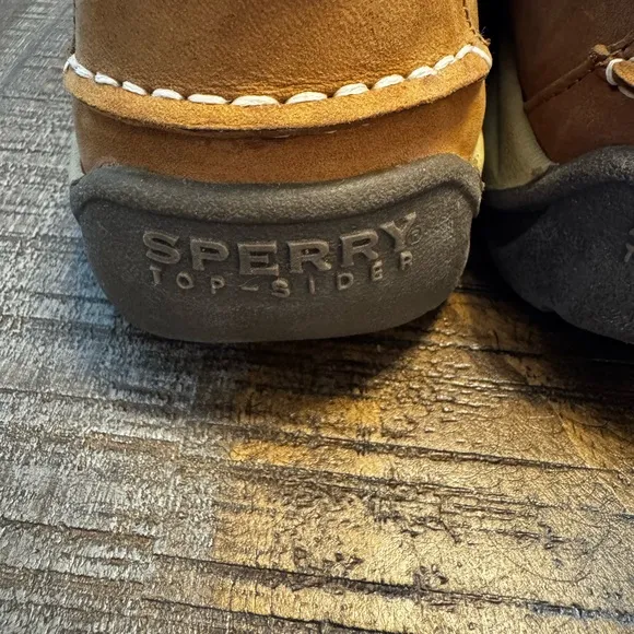 Sperry Top Siders Men’s Shoes Size 9 Camel Color Good Used Condition