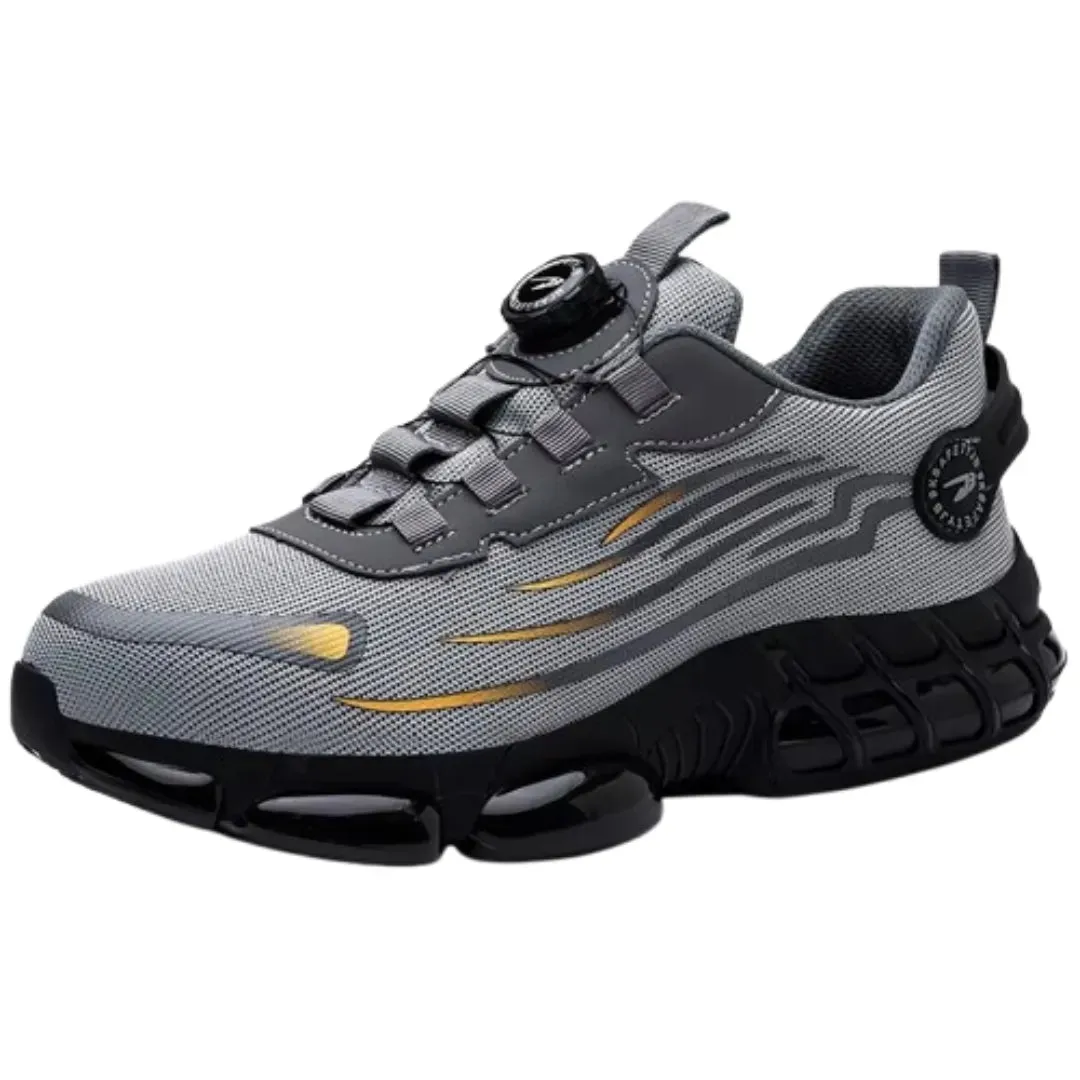 Sport Safety Shoes – Steel Toe, Puncture-Proof, Lightweight And Rotating Button