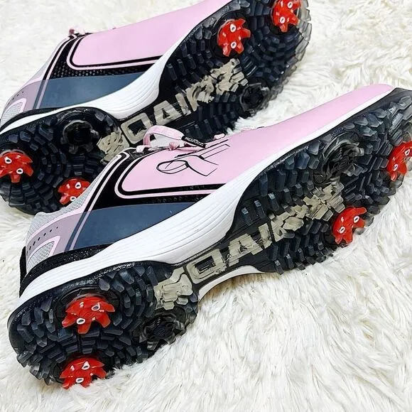 SQAIRZ Women's Golf Shoe Speed PNK, ‘Real Men Wear Pink “FREEDOM™ PNK Sneakers 9