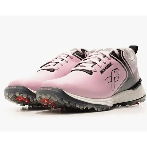 SQAIRZ Women's Golf Shoe Speed PNK, ‘Real Men Wear Pink “FREEDOM™ PNK Sneakers 9