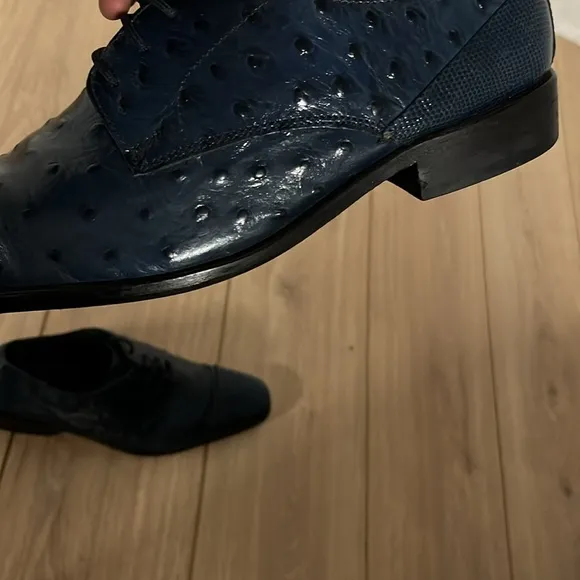 Stacey Adams men’s ostrich shoes