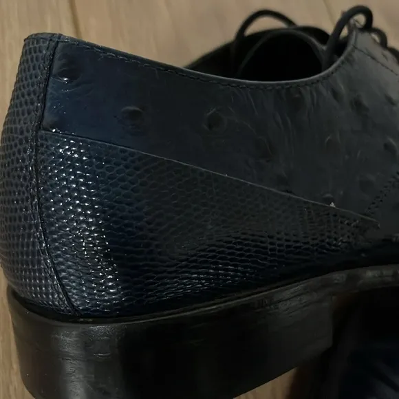 Stacey Adams men’s ostrich shoes
