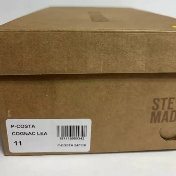 Steve Madden Men’s Costa Oxford Shoes Cognac, Size 11 M