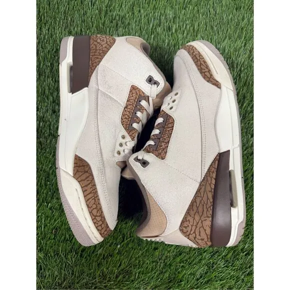 Sz 11 - CLEAN WORN 1x - Jordan 3 OG Retro Low Palomino brown tan
