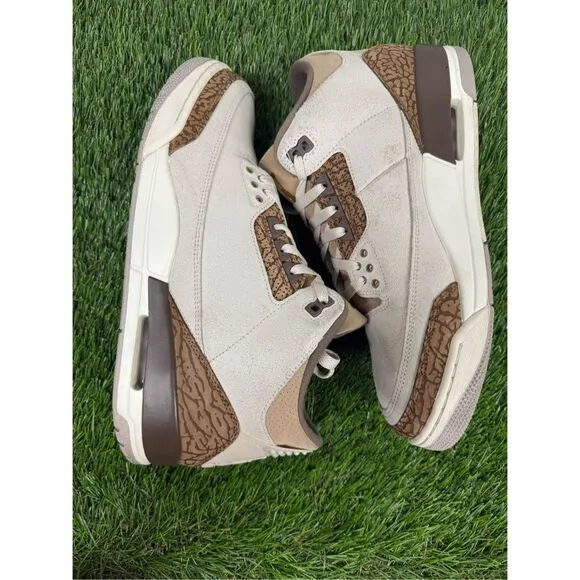 Sz 11 - CLEAN WORN 1x - Jordan 3 OG Retro Low Palomino brown tan