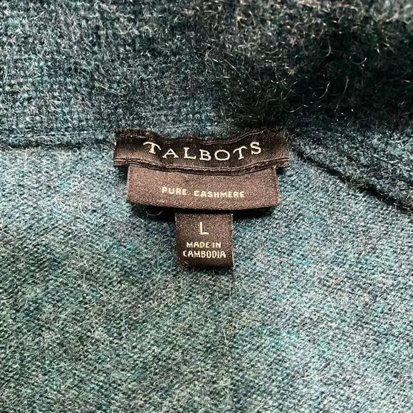 TALBOTS Pure Cashmere Sweater