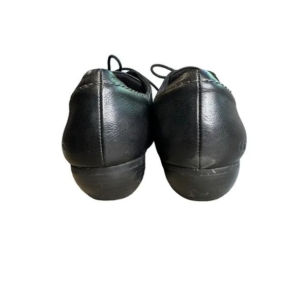Taos Cobbler Shoes Black Leather Women’s 10 Lace Up