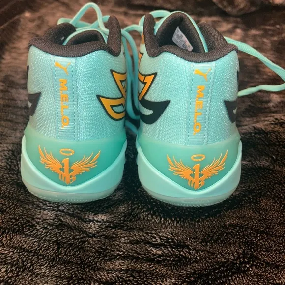 Teal and Black Athletic Sneakers