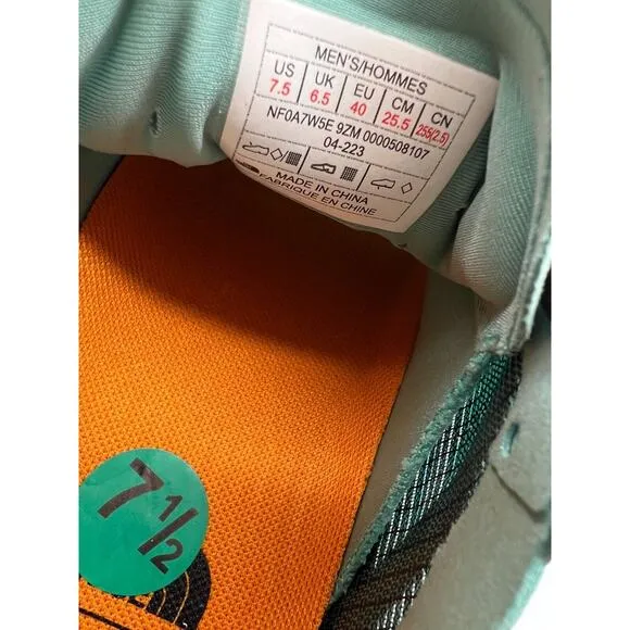 The North Face Men's VECTIV Enduris II x Elvira Trail Shoes Wasabi Orange Sz 7.5