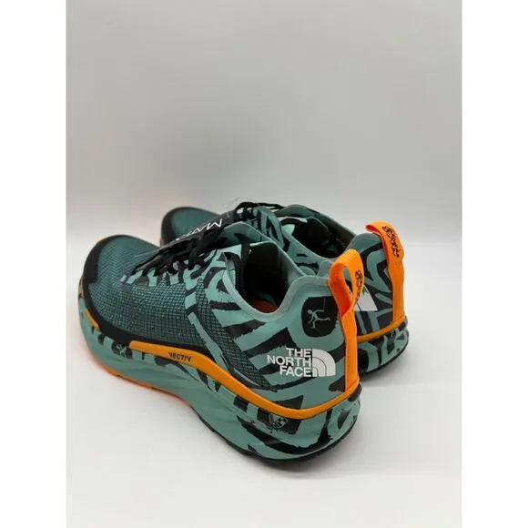 The North Face Men's VECTIV Enduris II x Elvira Trail Shoes Wasabi Orange Sz 7.5