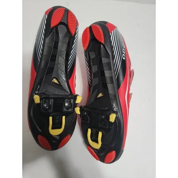 Tiebao Road Cycling Ciclismo Shoes Lock Pedal Cleated Durable RED US 10/EU 43