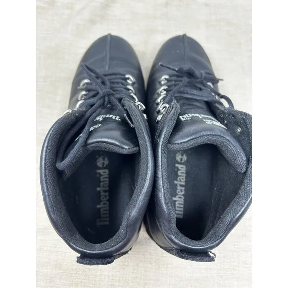 Timberland Black Leather Split Rock Hiker Shoes Men’s Size 8.5M