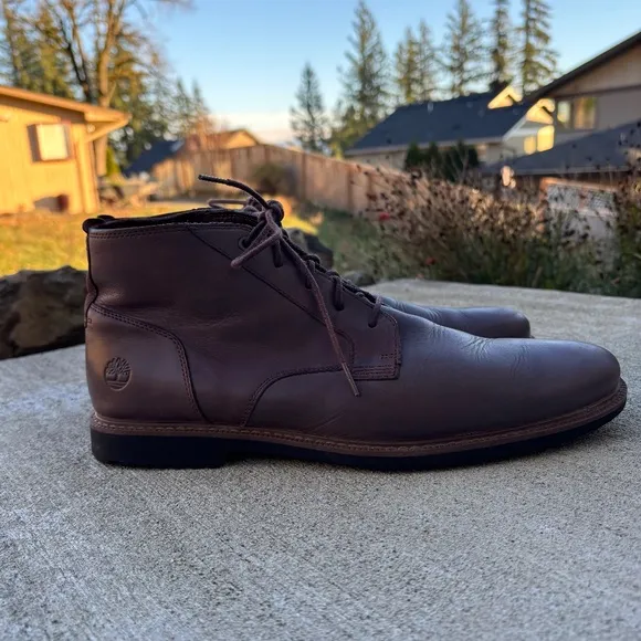 Timberland Men’s Lafayette Park Premium Leather Chukka Boot Shoes Size 12