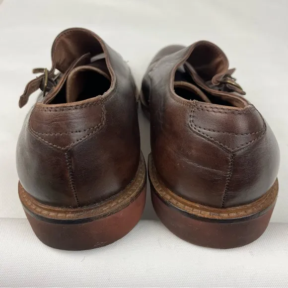 To Boot Adam Derrick Brown Double Monk Strap Shoes 10.5