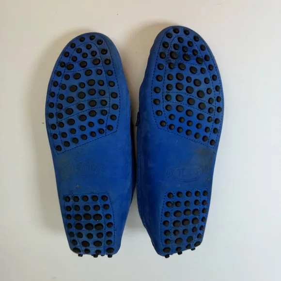 TOD’s Blue Suede Women’s Driving Loafer Shoes EU size 36.5 US size 6.5