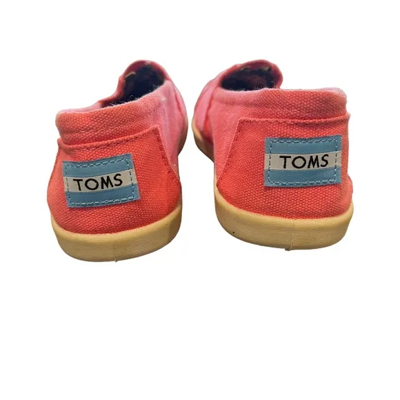 TOMS Kids Pink Canvas Classic