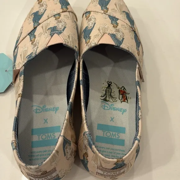 TOMS X Disney Women’s Classic Shoes, NWT.