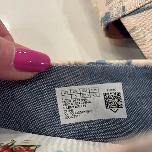 TOMS X Disney Women’s Classic Shoes, NWT.