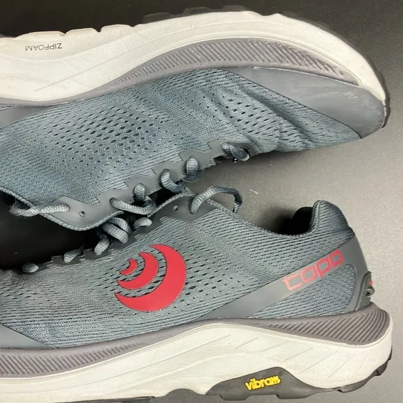 Topo Ultraventure 3 Grey Athletic Running Sneaker Shoes Men’s size 11.5