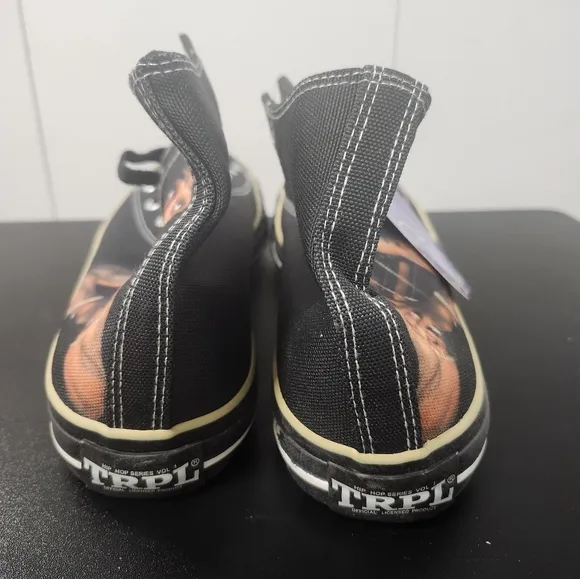 TRPL HIP HOP Tupac Shakur Print Men’s Size 12 Shoes W 13.5
