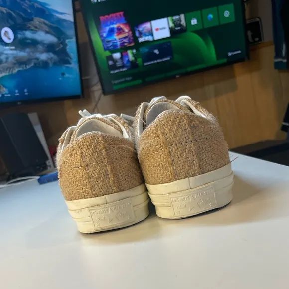 Tyler the Creator Golf Le Fleur potato sack shoes burlap converse