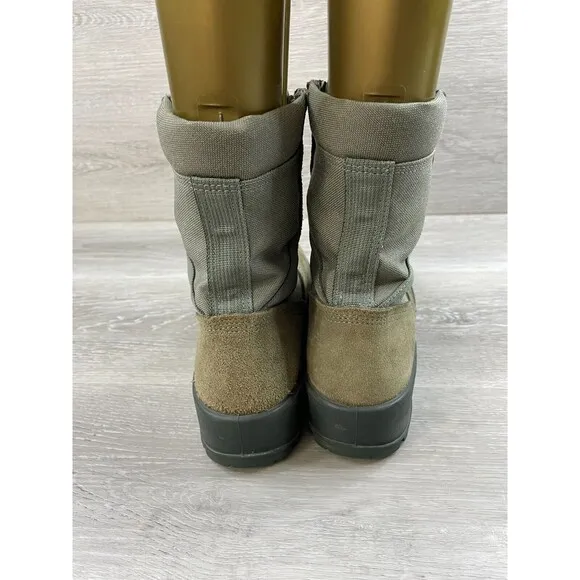UFCW Mondo PT 8430 Men's 6R Green Leather Hot Weather Steel Toe Combat Duty Boo