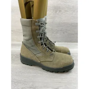 UFCW Mondo PT 8430 Men's 6R Green Leather Hot Weather Steel Toe Combat Duty Boo