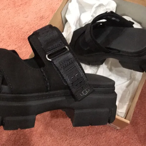 UGG brand new shoes with Velcro black