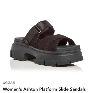 UGG brand new shoes with Velcro black