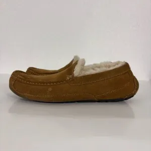 UGG Chestnut Fur Lined Slipper Shoes Men’s size 8