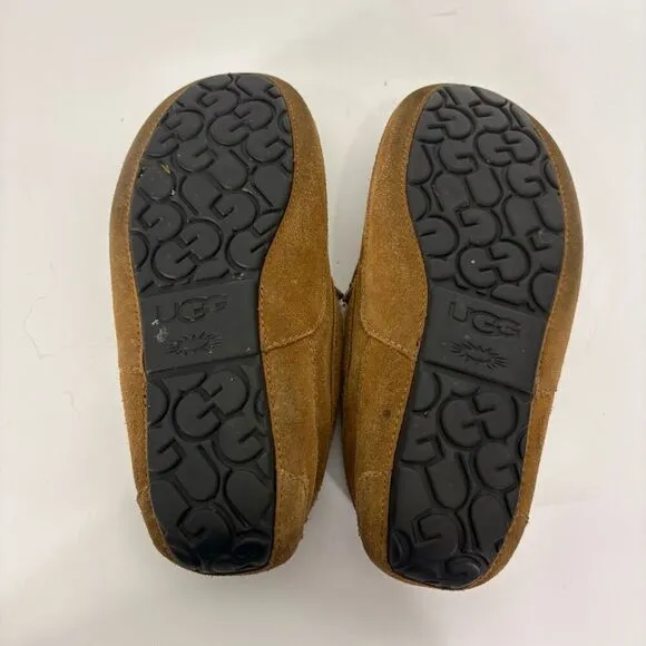 UGG Chestnut Fur Lined Slipper Shoes Men’s size 8