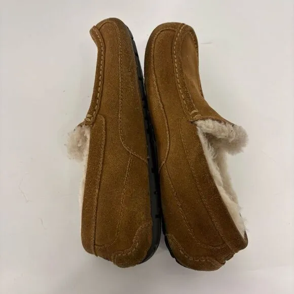UGG Chestnut Fur Lined Slipper Shoes Men’s size 8