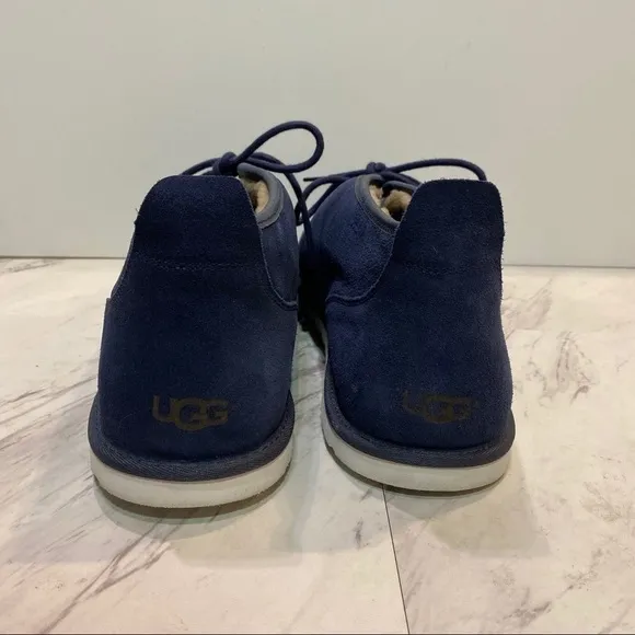 UGG Men’s Maksim Blue Chukka Lace Up Shoes 18