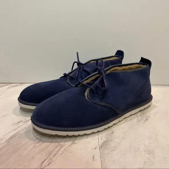 UGG Men’s Maksim Blue Chukka Lace Up Shoes 18