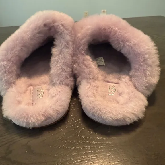 UGG Women’s SCUFFETTE Glittered Purple Multicolor Slipper Shoes Size US 8