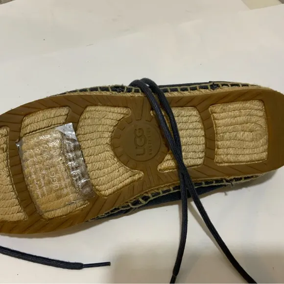 UGG1010116 Men’s lace up shoes blue  SZ 7 /39.5