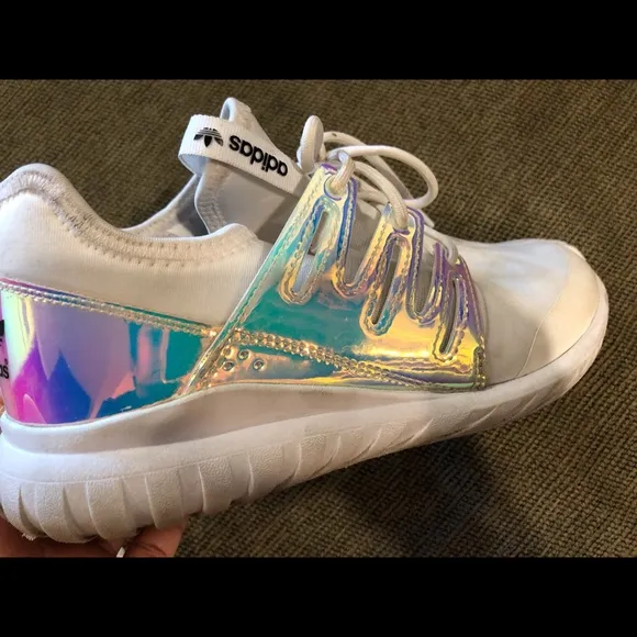 Ultra Rare Adidas Tubular Holographic Iridescent 6