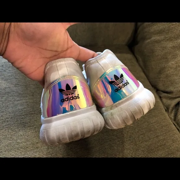 Ultra Rare Adidas Tubular Holographic Iridescent 6