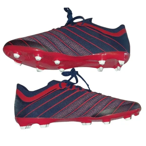 UMBRO Men's Velocita Elixir Pro FG Soccer Cleat Shoes Size 10.5 Red Blue NIB