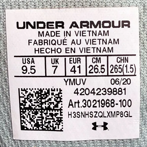 Under Armour Charged Bandit Trail Womens Size 9.5 Running Shoes Sneakers Black