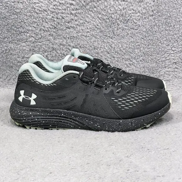 Under Armour Charged Bandit Trail Womens Size 9.5 Running Shoes Sneakers Black