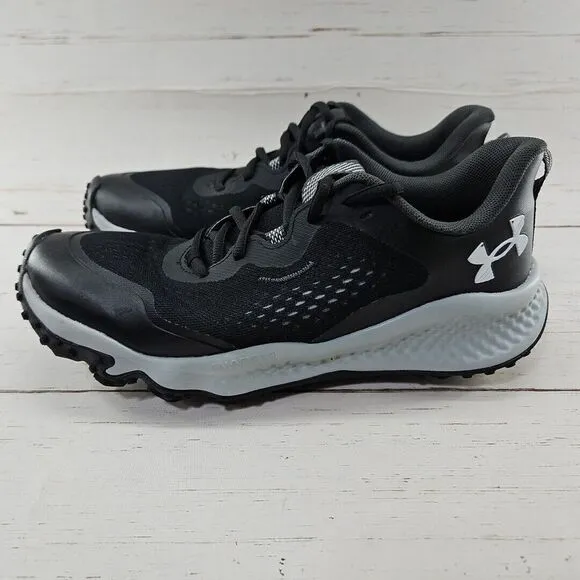 Under Armour Charged Maven Trail Mens‎ 8.5 Black Mod Gray White Running Shoes