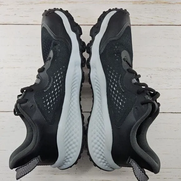 Under Armour Charged Maven Trail Mens‎ 8.5 Black Mod Gray White Running Shoes