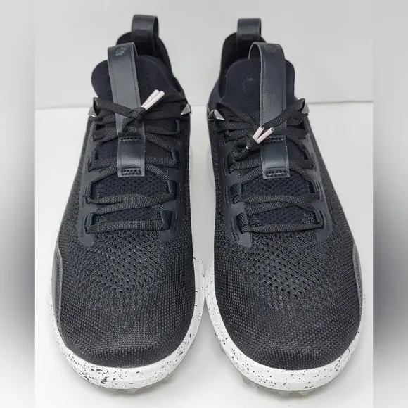 Under Armour Curry 8 Golf SL Tour Shoes 3023734-001 Black White Mens Size 10.5